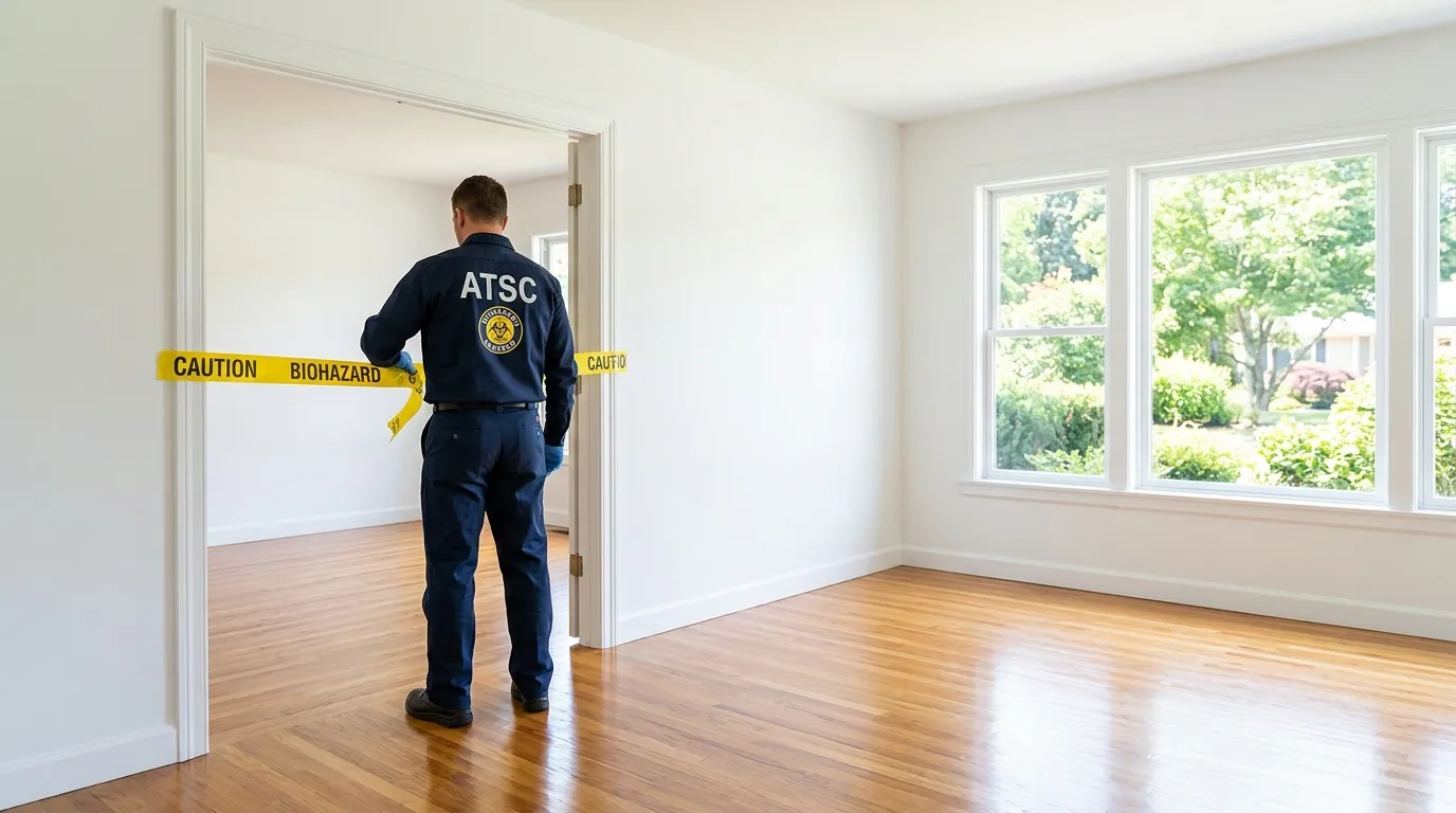 Certified biohazard cleanup crew performing Crime Scene Cleanup in Arcadia